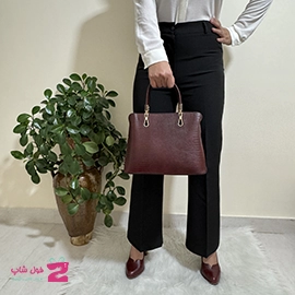 شلوار زنانه پارچه ای مازراتی دمپا گشاد کد3287