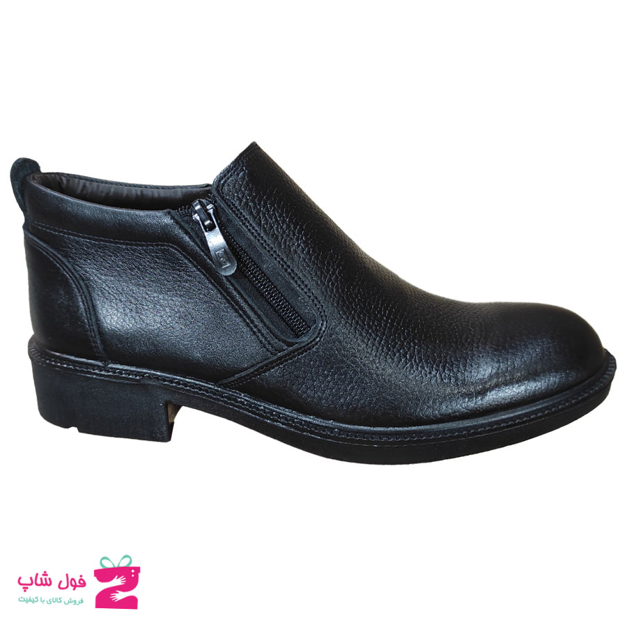 نیم بوت مردانه مجلسی چرم طبیعی  تبریز کد  2090