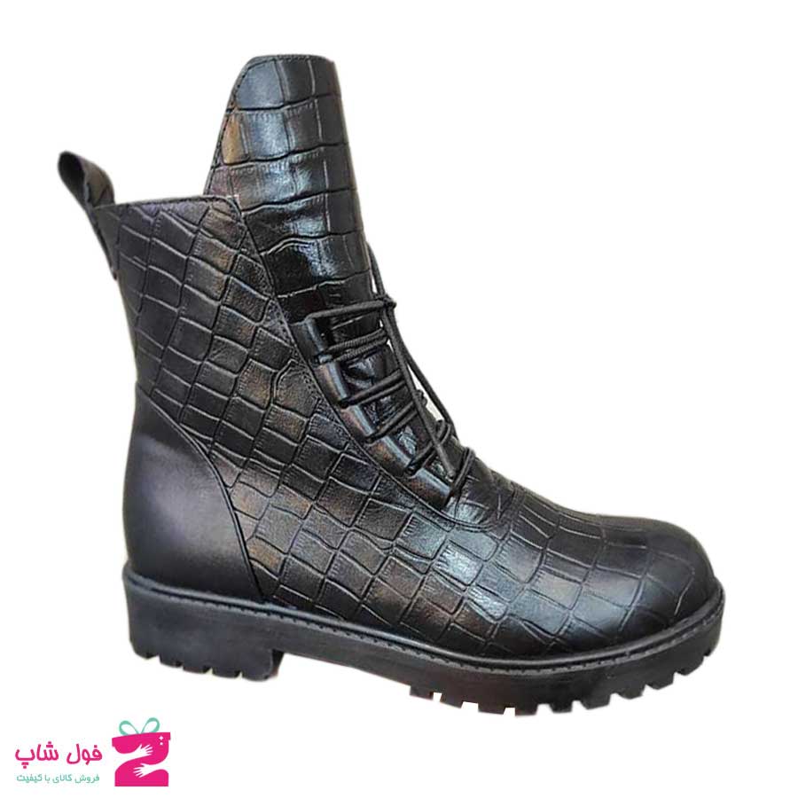 نیم بوت   زنانه چرم  طبیعی تبریز کد 2317