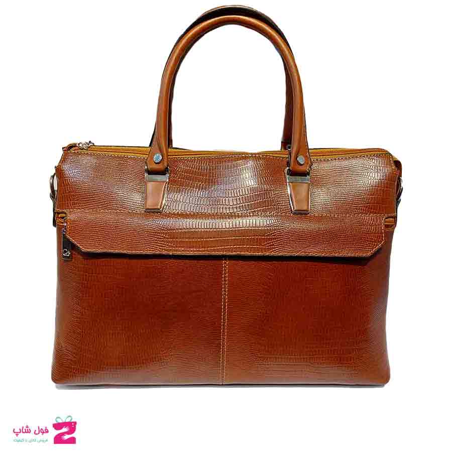 کیف اداری  زنانه چرم  طبیعی  گاوی تبریز  کد 2400