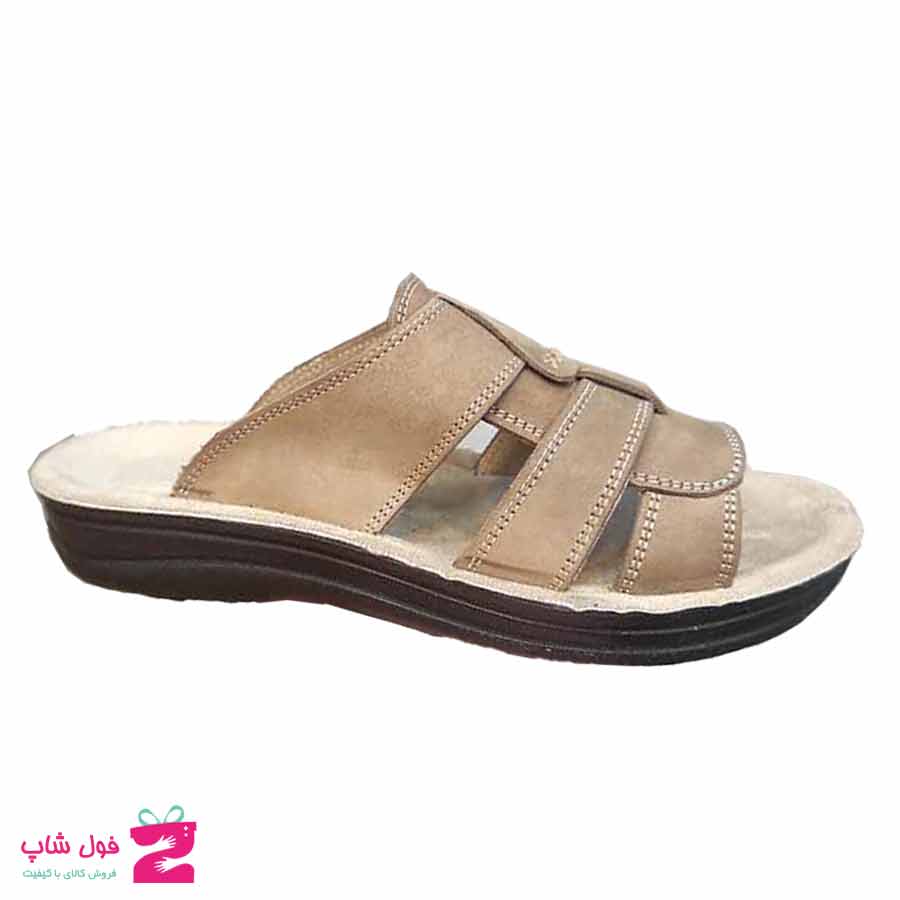 صندل طبی مردانه چرم طبیعی گاوی تبریز  کد2423