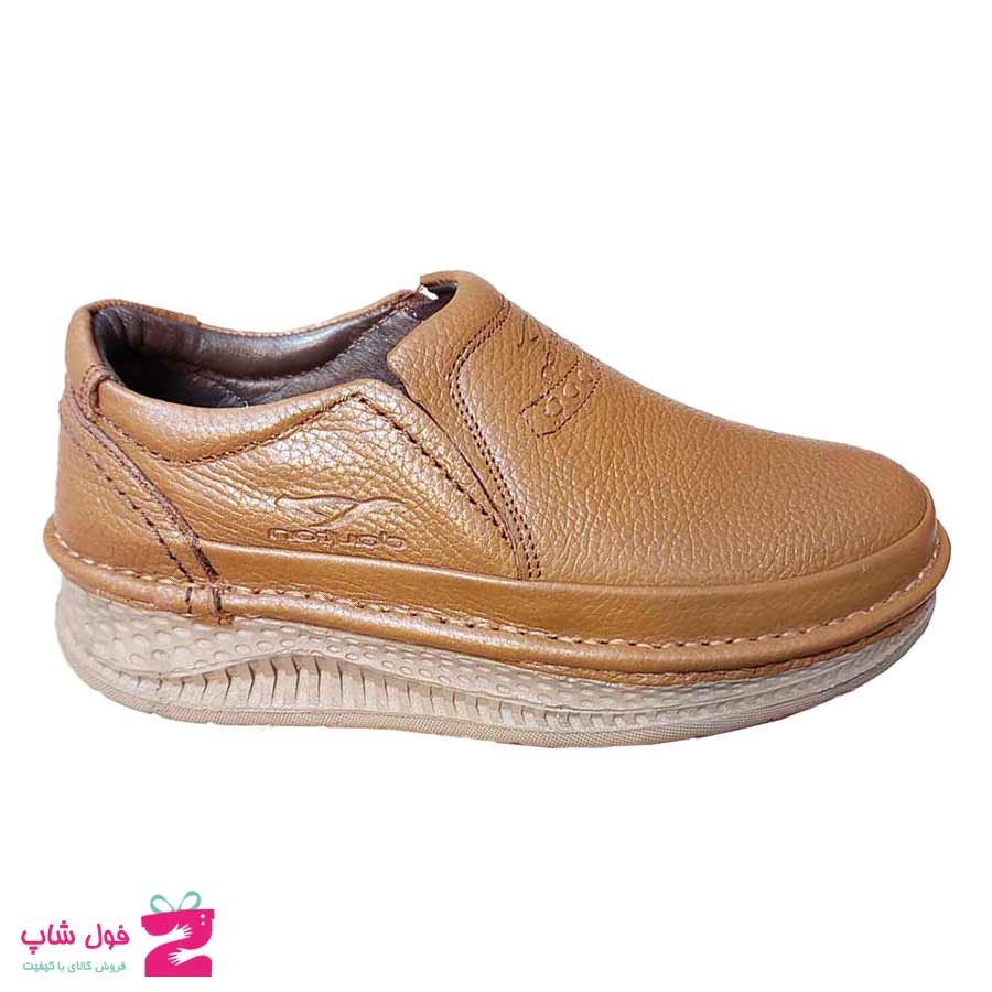 کفش مردانه طبی چرم طبیعی گاوی تبریز کد 2547