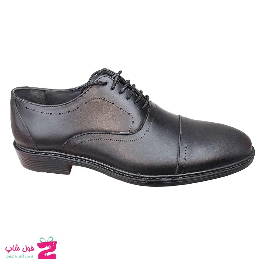 کفش مردانه مجلسی  چرم طبیعی گاوی  تبریز کد 2623