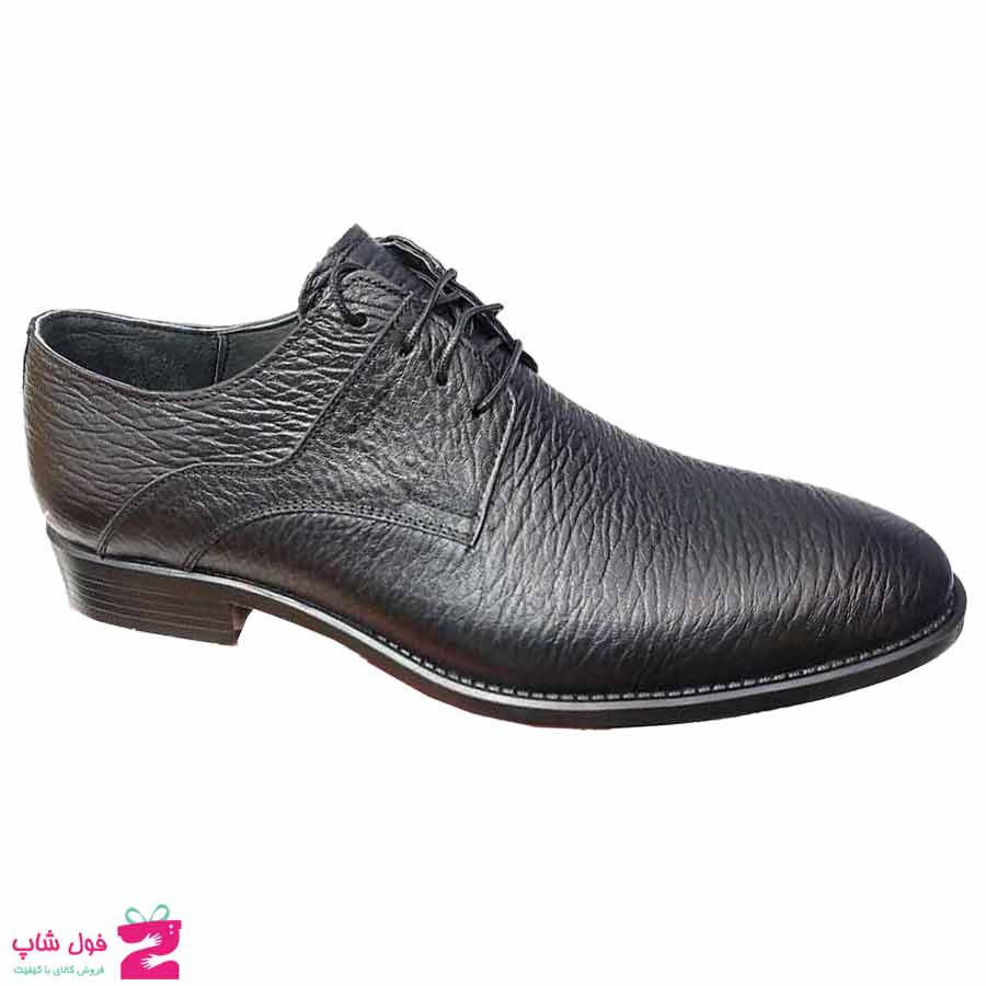 کفش مجلسی  مردانه چرم طبیعی گاوی کد 2980