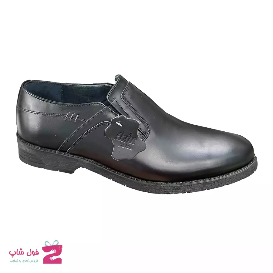 کفش مجلسی  مردانه چرم طبیعی گاوی تبریز کد 3263