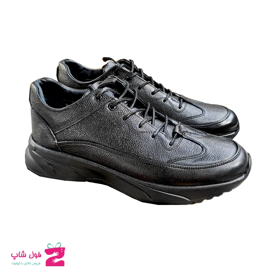 کفش اسپرت مردانه چرم طبیعی گاوی  تبریز کد 3366