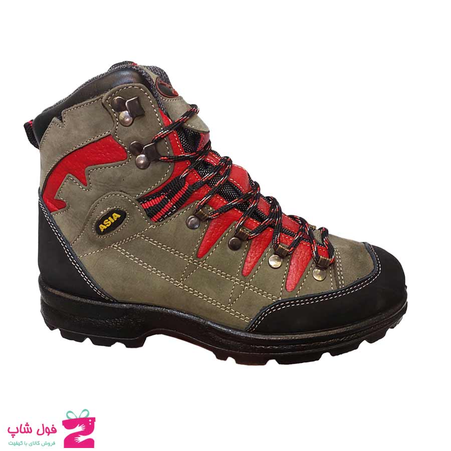 کفش کوهنوردی آسیا چرم طبیعی تبریز کد 2764