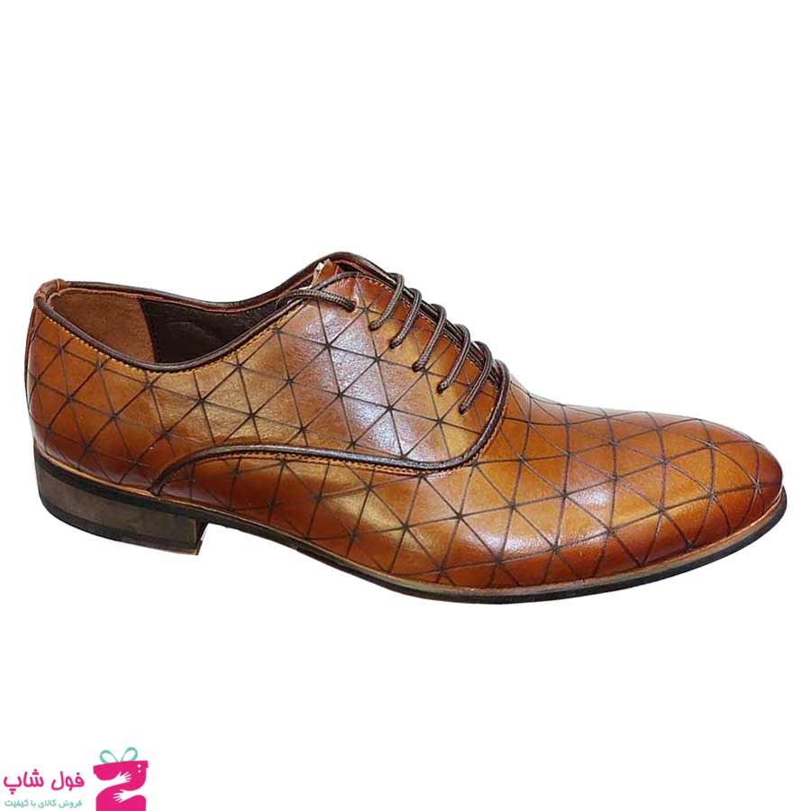 کفش مجلسی  مردانه چرم طبیعی گاوی کد 3001