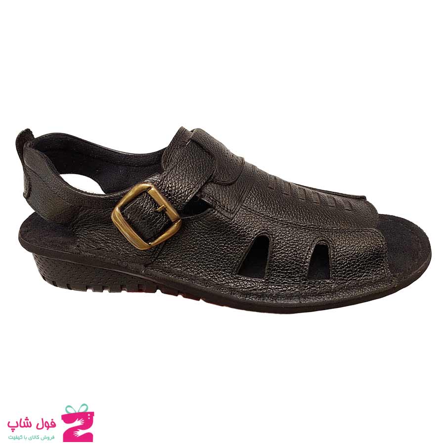 صندل  مردانه چرم طبیعی تبریز کد 2746