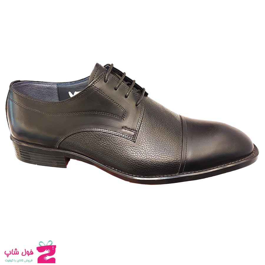 کفش مردانه مجلسی  چرم طبیعی گاوی  تبریز کد 2750