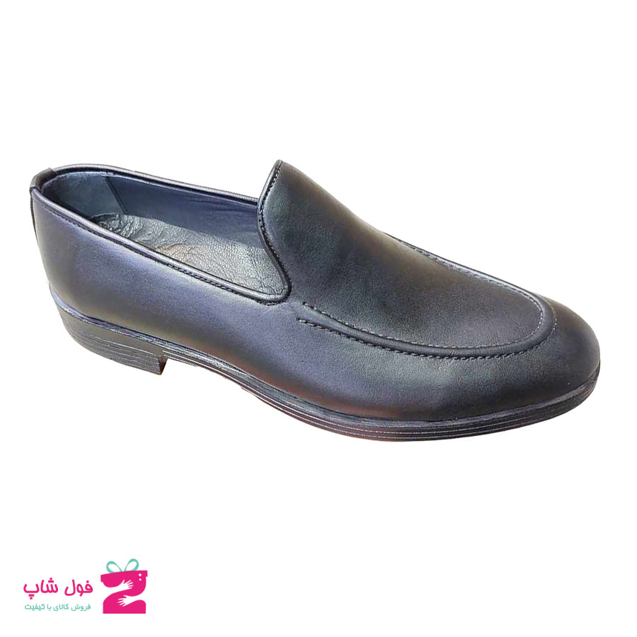 کفش مجلسی  مدل کالج مردانه چرم طبیعی گاوی کد2818