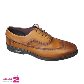 کفش مجلسی هشترک مردانه سایز بزرگ چرم طبیعی گاوی تبریز کد 3404