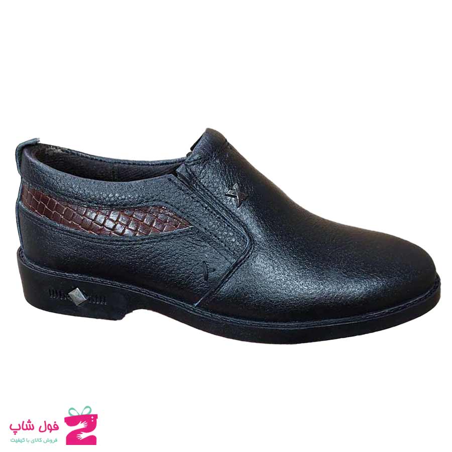 کفش میانه پسرانه چرم طبیعی تبریز کد 2550