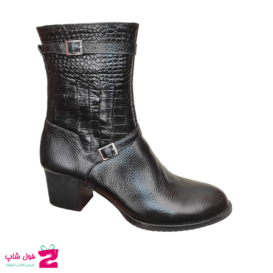 نیم بوت  زنانه چرم  طبیعی تبریز کد 2139