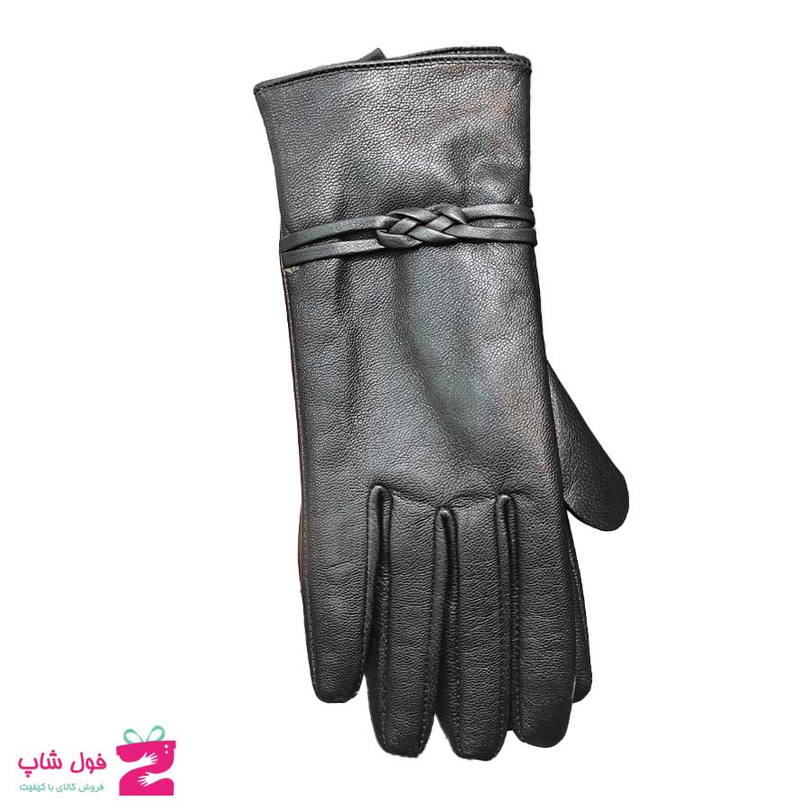 دستکش زنانه چرم طبیعی تبریز کد 2184