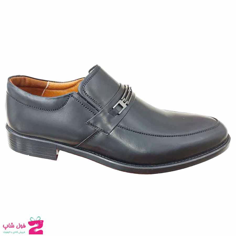 کفش مجلسی  مردانه چرم طبیعی گاوی کد 2955