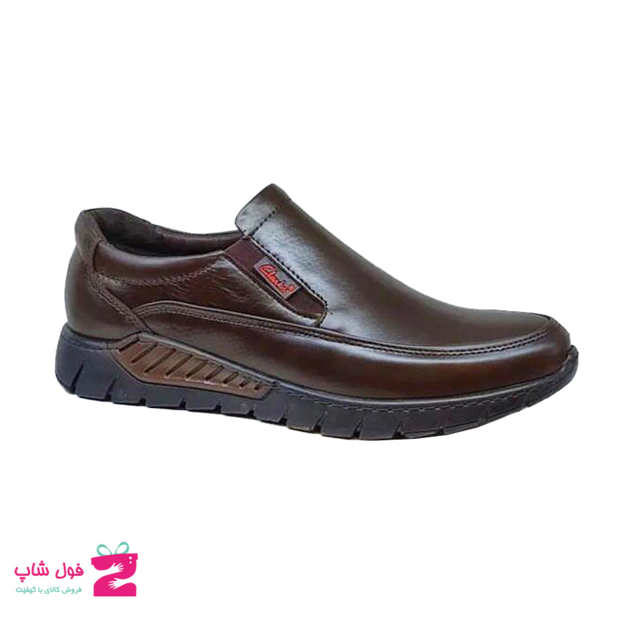 کفش مردانه طبی چرم طبیعی گاوی تبریز کد 1541