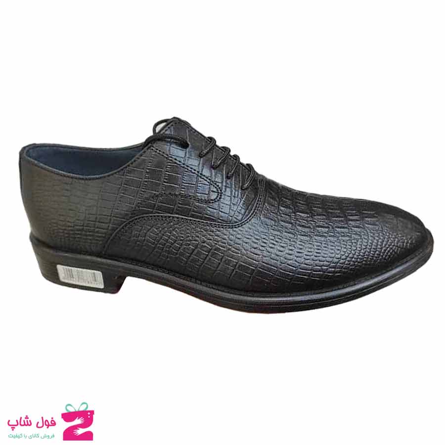 کفش مردانه مجلسی  چرم طبیعی گاوی  تبریز کد 2370