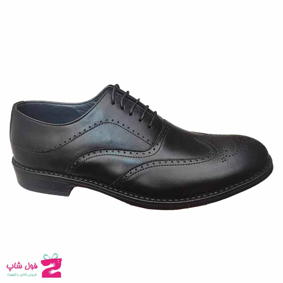 کفش مردانه مجلسی  چرم طبیعی گاوی  تبریز کد 2438