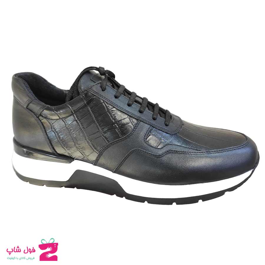 کفش اسپورت مردانه چرم طبیعی تبریز کد 2666
