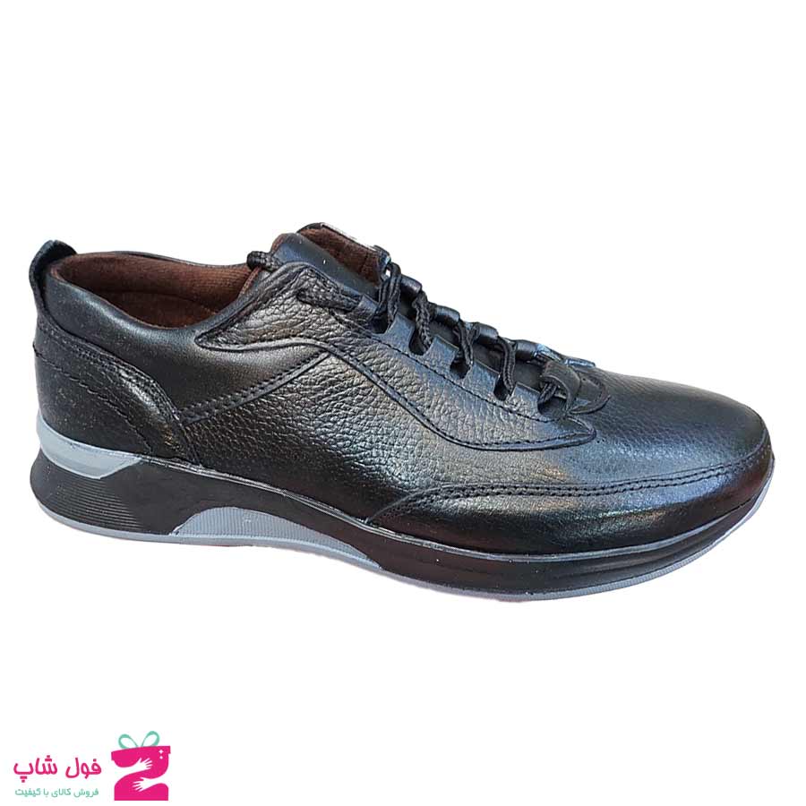 کفش اسپورت مردانه چرم طبیعی تبریز کد 2756