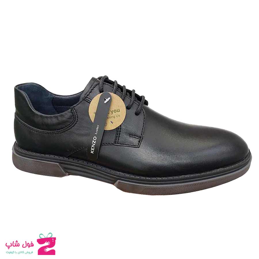 کفش مردانه مجلسی  چرم طبیعی گاوی  تبریز کد 2586