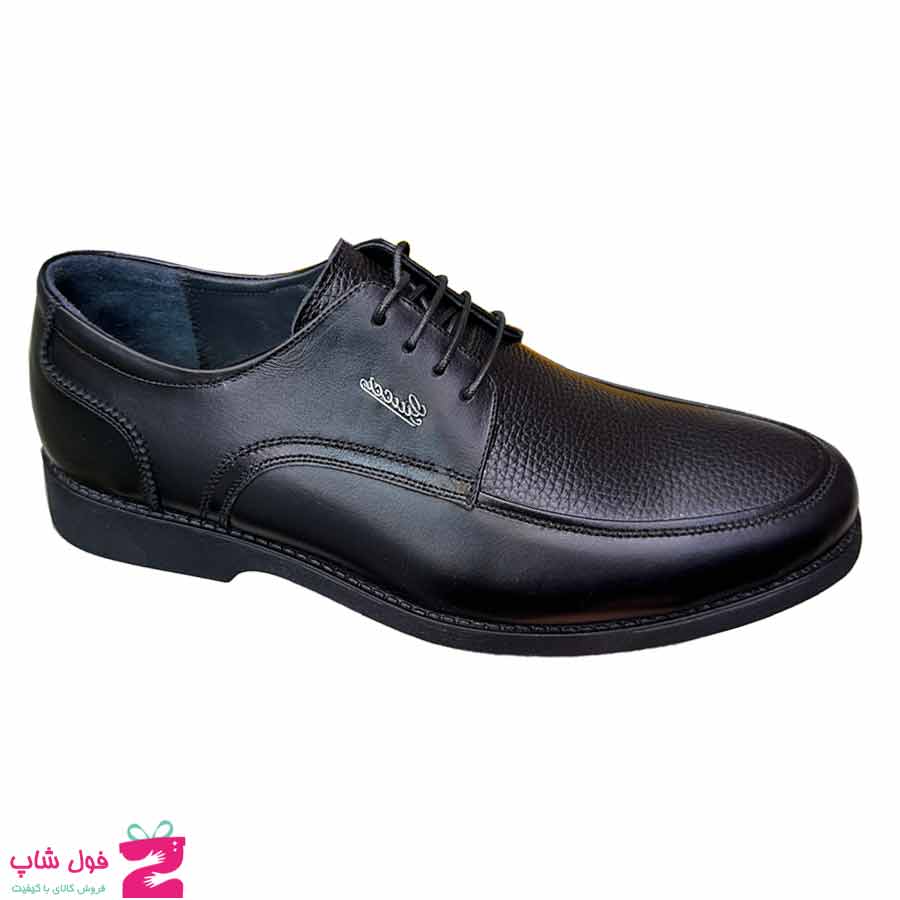 کفش مجلسی  مردانه چرم طبیعی گاوی کد 3187