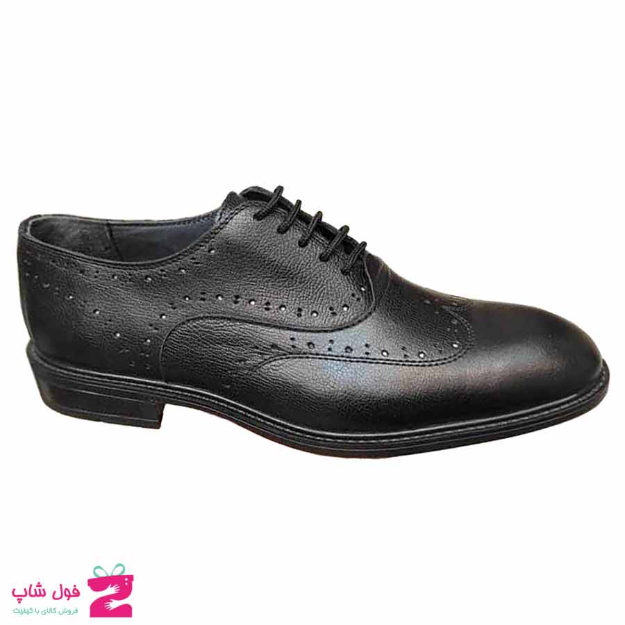 کفش مردانه مجلسی  چرم طبیعی گاوی  تبریز کد 2472