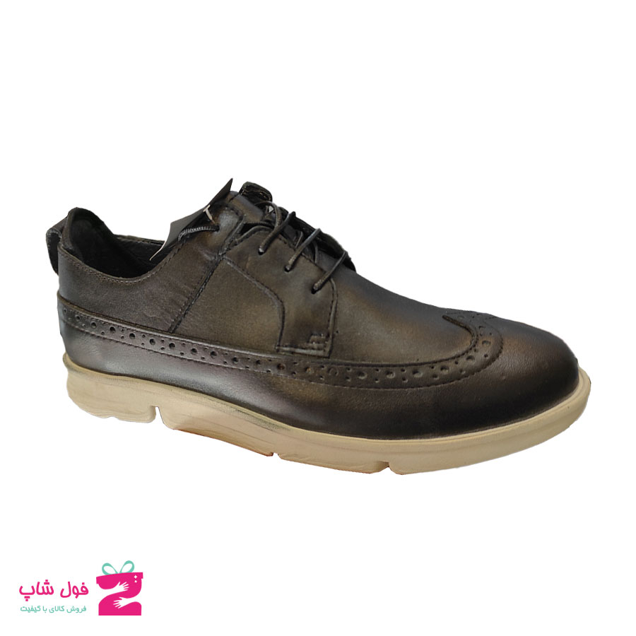 کفش مردانه اسپرت چرم طبیعی گاوی تبریز کد 1755