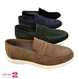 کفش لوفر مردانه چرم طبیعی تبریز کد3477