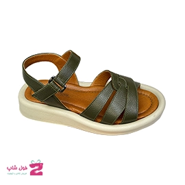 صندل پشت بند تابستانی زنانه چرم طبیعی  تبریز کد 3456