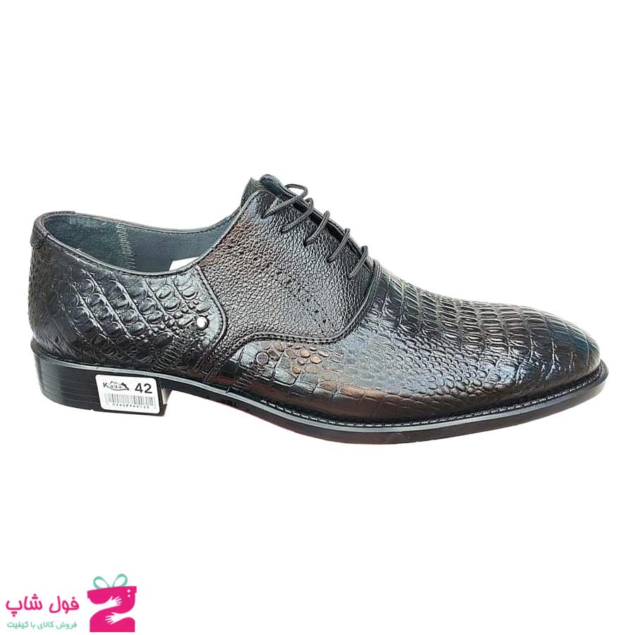 کفش مجلسی  مردانه چرم طبیعی گاوی کد2902