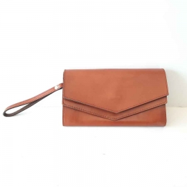 کیف زنانه دستی چرم طبیعی دست دوز تبریز کد 06