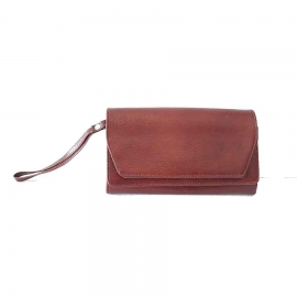 کیف زنانه دستی چرم طبیعی دست دوز تبریز کد 07