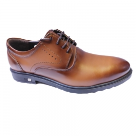 کفش مجلسی مردانه چرم طبیعی تبریز کد 856