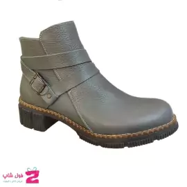 نیم بوت  زنانه چرم  طبیعی تبریز کد 1833