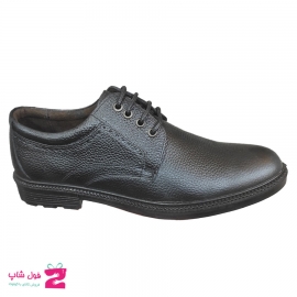 کفش مردانه مجلسی  بزرگ پا چرم طبیعی گاوی کد 2088
