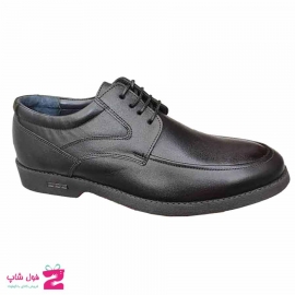 کفش مردانه مجلسی  بزرگ پا چرم طبیعی گاوی کد 2434