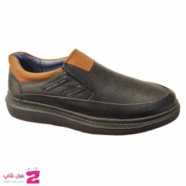 کفش طبی راحتی مردانه چرم طبیعی تبریز کد 2464