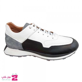 کفش اسپورت مردانه چرم طبیعی تبریز کد 2633