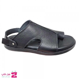 صندل انگشتی مردانه چرم طبیعی گاوی تبریز  کد 2652