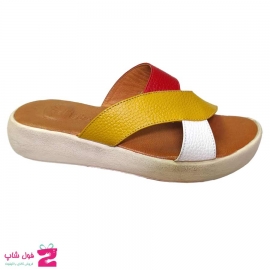صندل طبی زنانه چرم طبیعی  گاوی تبریز کد 2777