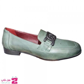 کفش کالج زنانه  چرم طبیعی تبریز کد 2860