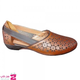 کفش تابستانی زنانه مجلسی چرم طبیعی تبریز کد 2863
