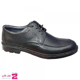 کفش مردانه مجلسی  بزرگ پا چرم طبیعی گاوی کد 2879