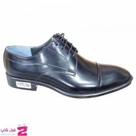 کفش مردانه مجلسی  ورنی چرم طبیعی گاوی  تبریز کد 3117