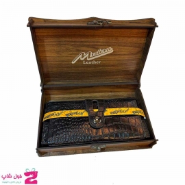 کیف پول زنانه چرم طبیعی  تبریز کد 3180